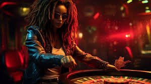 pokie সুবিধা কার্ডে নীল সবুজ উপকূলীয় রং